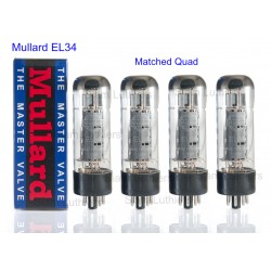 Mullard EL34 Matched Quad
